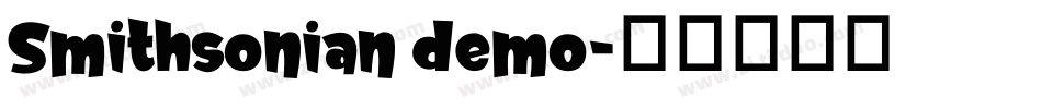 Smithsonian demo字体转换